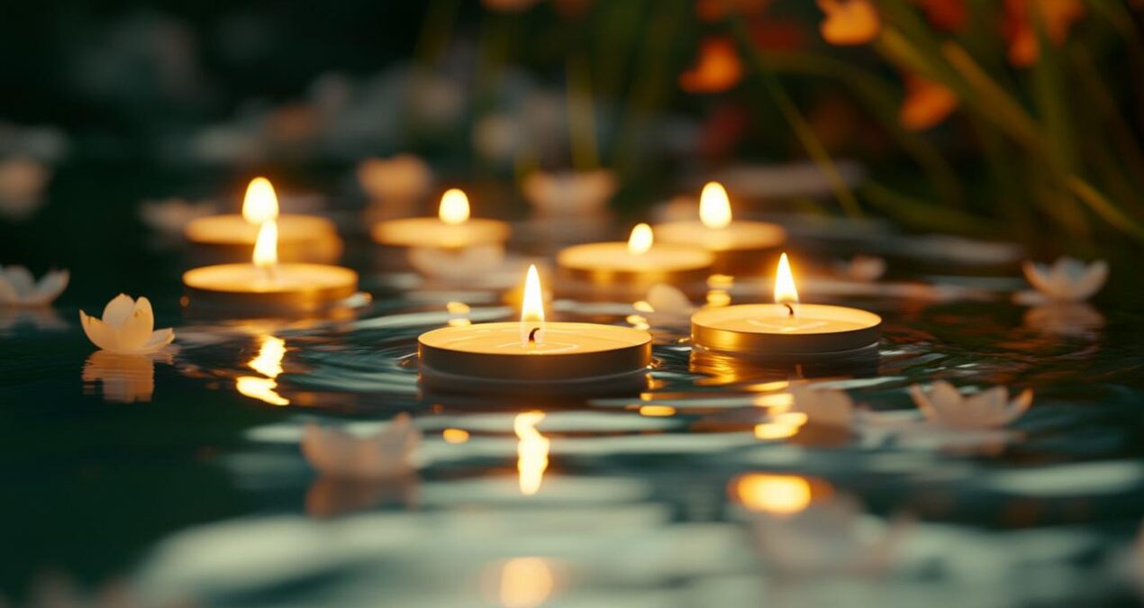 How to Create Stunning Garden Party Centrepieces with Floating Candles (Set of 10)